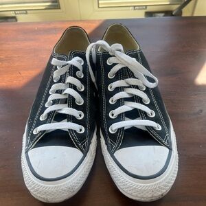 Black and White Converse All Star Sneakers